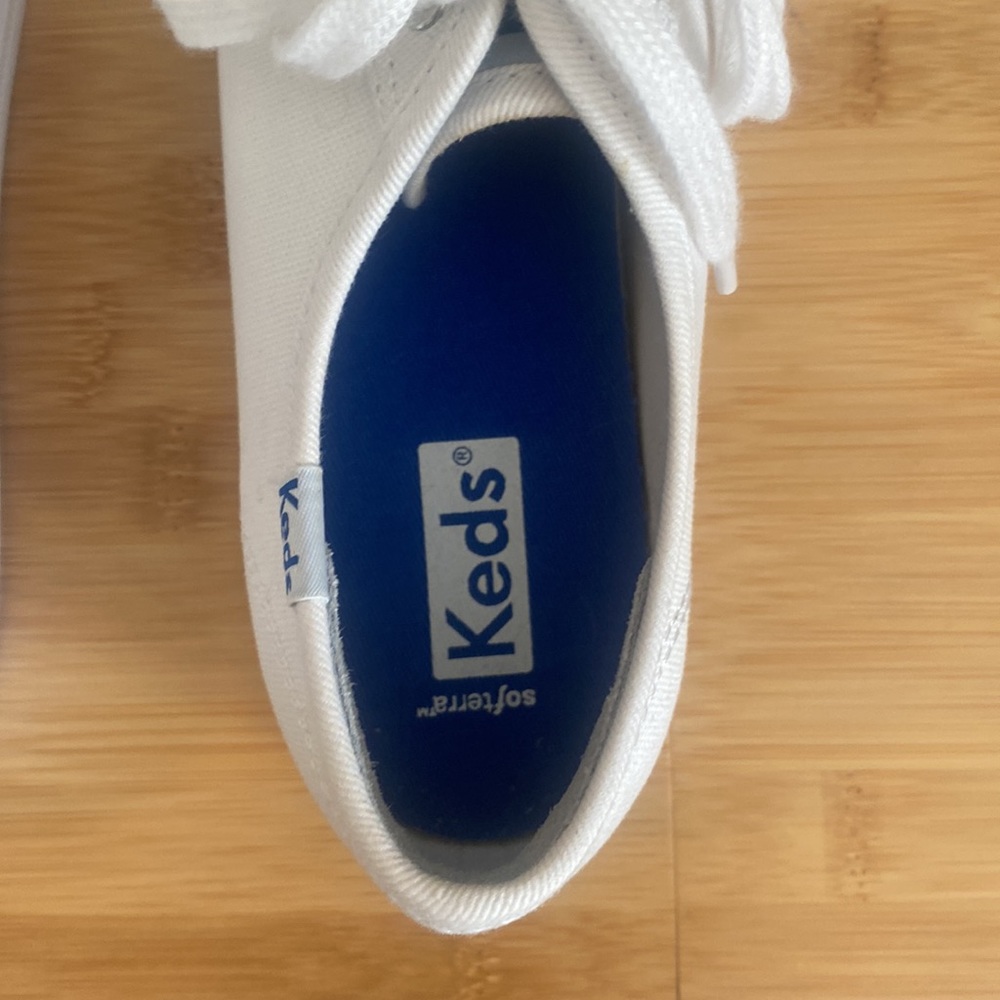 Ked’s Triple Kick White Canvas Sneaker Size 8 - Picture 10 of 15